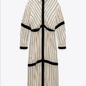 Zara Stripped Shirt Dress